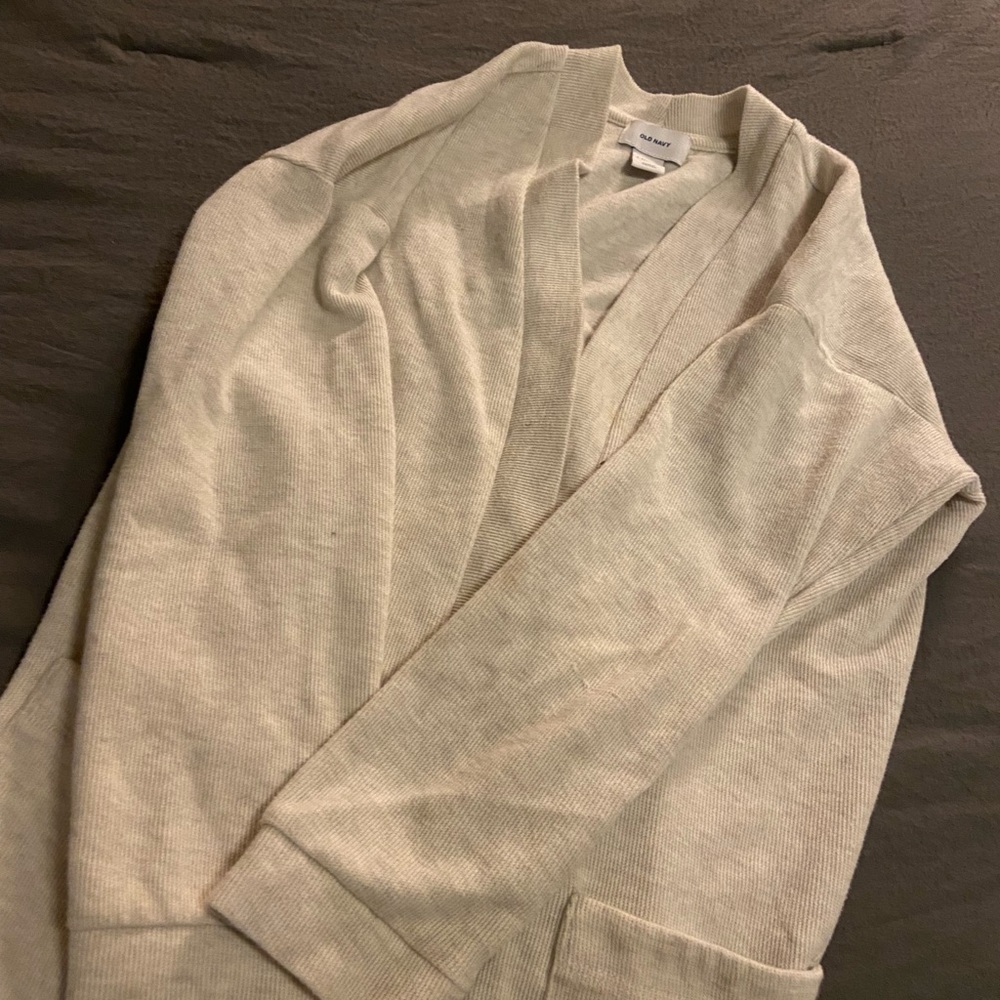 Cream cardigan, girls, Old Navy, Large